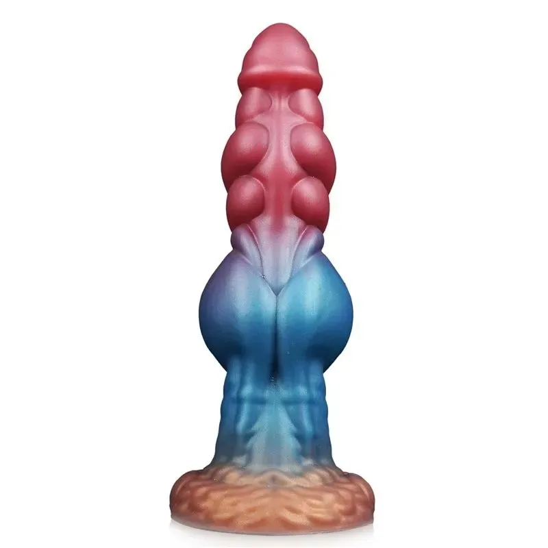 8.5 Inch Fantasy Big Knotting Dog Dildo Realisitc Silicone Animal Sex Toy - Image 1