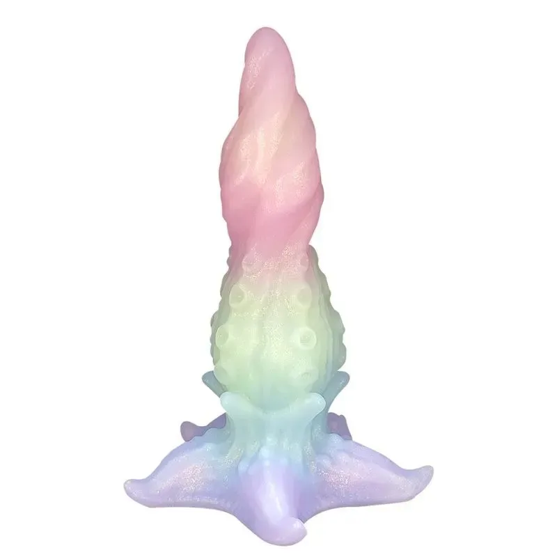 8.5 Inch Fantasy Tentacle Dildo Soft Silicone Sea Creature Anal Plug - Image 1