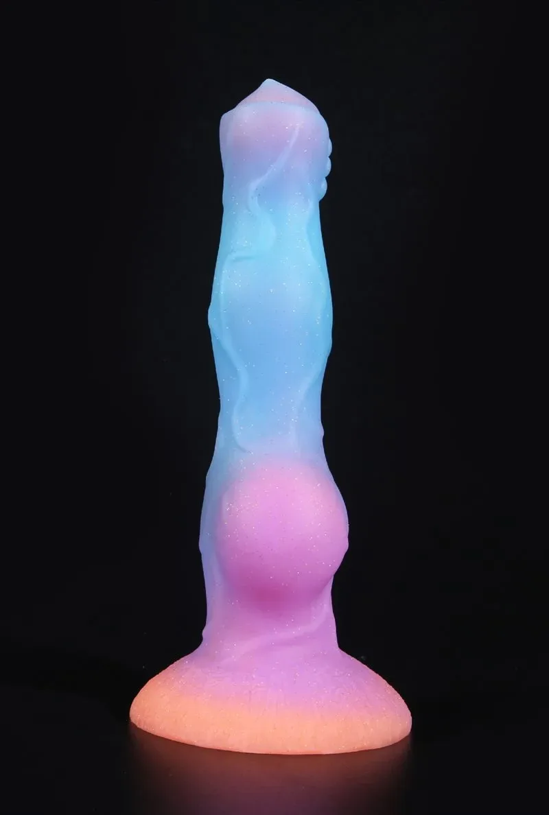 8.5 Inch Glow In The Dark Thick Knot Dildo Fantasy Wolf Penis 2 8.5 Inch Glow In The Dark Thick Knot Dildo Fantasy Wolf Penis 2