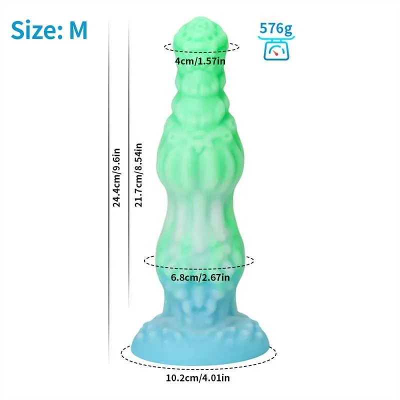 8/9.5/10.5/12/14 Inch Big Knot Animal Dildo Unique Sex Toy 2