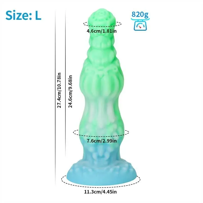 8/9.5/10.5/12/14 Inch Big Knot Animal Dildo Unique Sex Toy 3