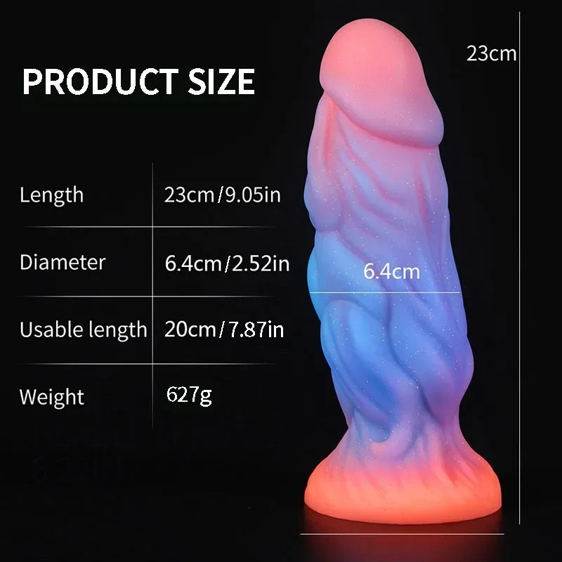 9 Inch Big Fat Fantasy Alien Dildo Unique Design Sex Toy 1 9 Inch Big Fat Fantasy Alien Dildo Unique Design Sex Toy 1