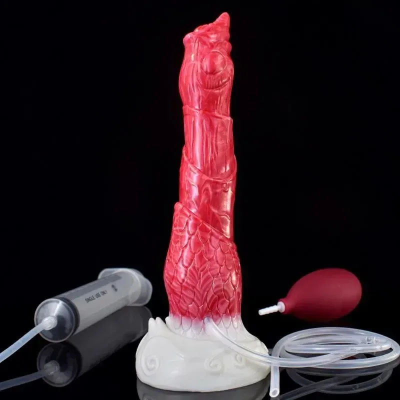 9 Inch Slim Ejaculating Fantasy Animal Shaped Dildo Exotic Sex Toy 6 9 Inch Slim Ejaculating Fantasy Animal Shaped Dildo Exotic Sex Toy 6