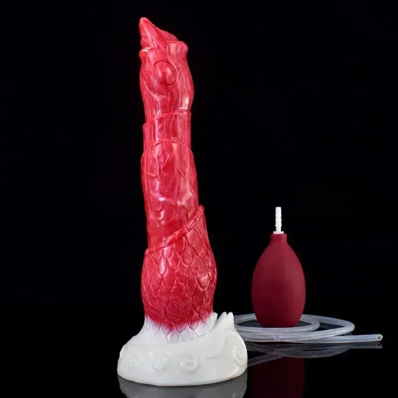 9 Inch Slim Ejaculating Fantasy Animal Shaped Dildo Exotic Sex Toy 5 9 Inch Slim Ejaculating Fantasy Animal Shaped Dildo Exotic Sex Toy 5
