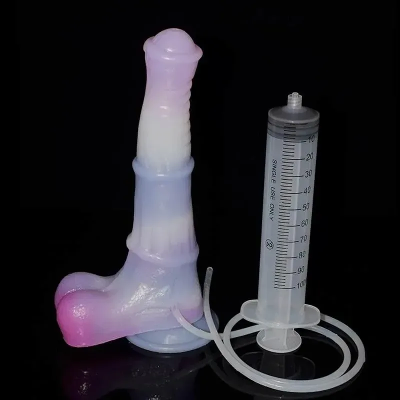 9.5 Inch Ejaculating Pony Dildo Squirting Horse Penis Cock 3 9.5 Inch Ejaculating Pony Dildo Squirting Horse Penis Cock 3
