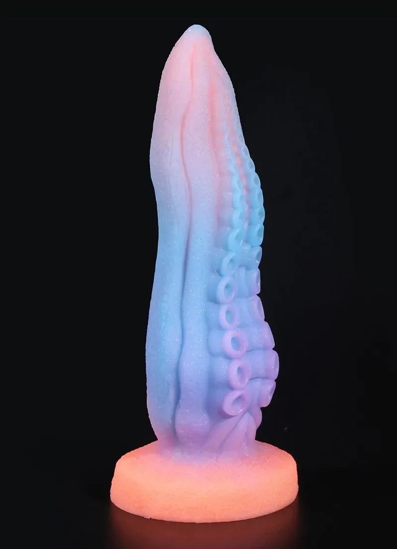 9.5 Inch Glow In The Dark Octopus Tentacle Dildo Anal Plug 3 9.5 Inch Glow In The Dark Octopus Tentacle Dildo Anal Plug 3