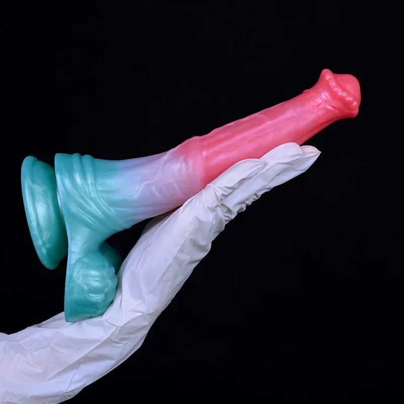 9.5 Inch Long Soft Horse Penis Dildo Fantasy Sex Toy 5 9.5 Inch Long Soft Horse Penis Dildo Fantasy Sex Toy 5