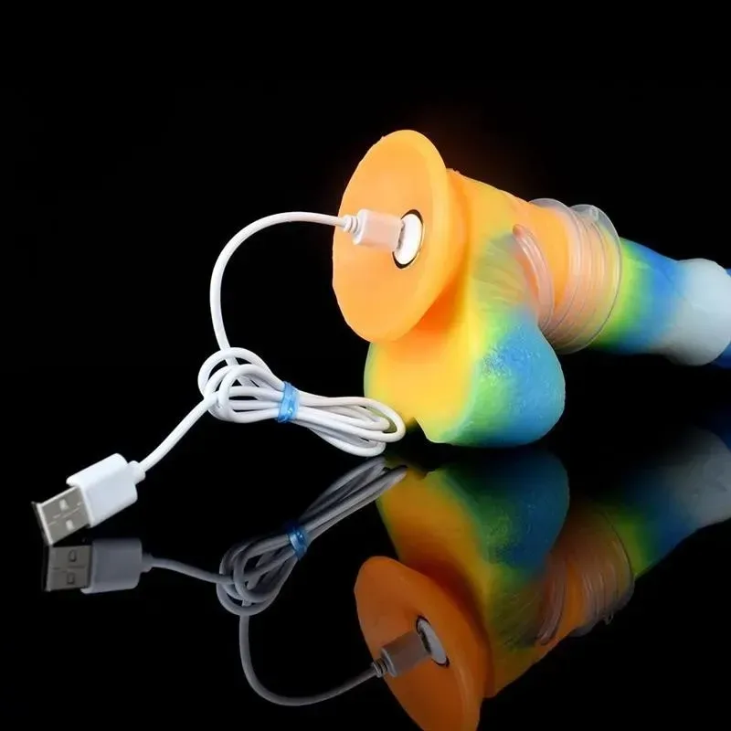 9.5 Inch Vibrating Ejaculating Horse Dildo Luminous Squirting Animal Penis 5 9.5 Inch Vibrating Ejaculating Horse Dildo Luminous Squirting Animal Penis 5