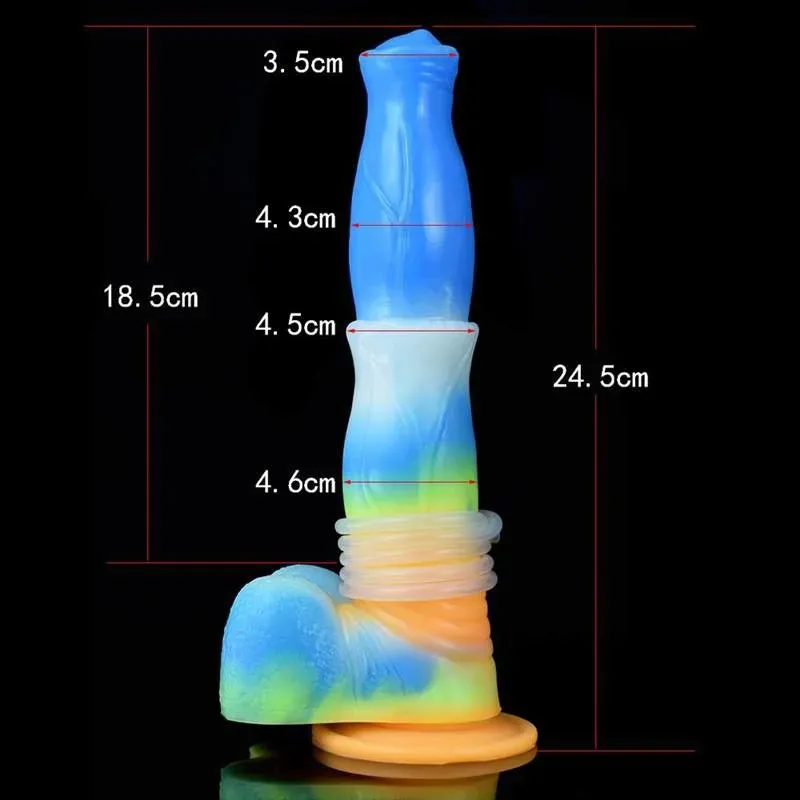 9.5 Inch Vibrating Ejaculating Horse Dildo Luminous Squirting Animal Penis 1 9.5 Inch Vibrating Ejaculating Horse Dildo Luminous Squirting Animal Penis 1