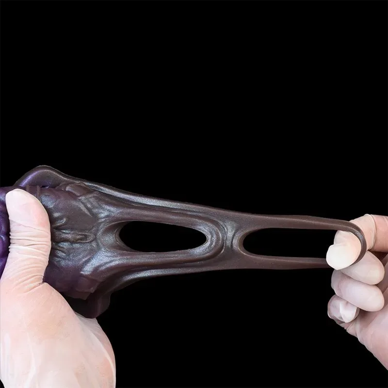 5 Inch Strap On Hollow Penis Sleeve Silicone Alien Cock Extension 9 5 Inch Strap On Hollow Penis Sleeve Silicone Alien Cock Extension 9