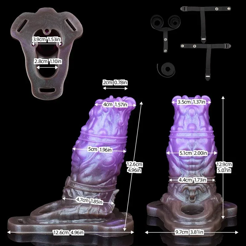 5 Inch Strap On Hollow Penis Sleeve Silicone Alien Cock Extension 1 5 Inch Strap On Hollow Penis Sleeve Silicone Alien Cock Extension 1