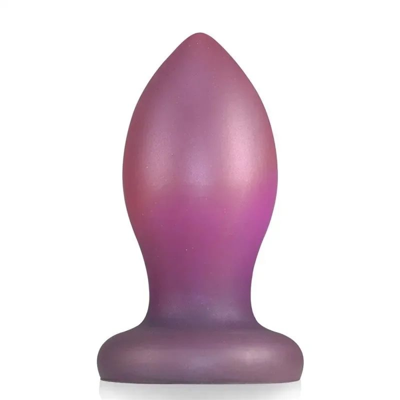 4/4.5/5.5/6.5/7.5/8 Inch Big Butt Plug Soft Silicone Smooth Anal Toy - Image 1
