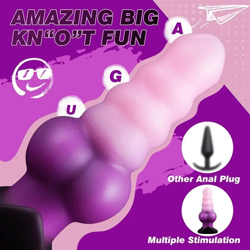 5.3/6.3/7.3 Inch Big Knot Anal Dildo Wearable Fantasy Butt Plug 5 5.3/6.3/7.3 Inch Big Knot Anal Dildo Wearable Fantasy Butt Plug 5