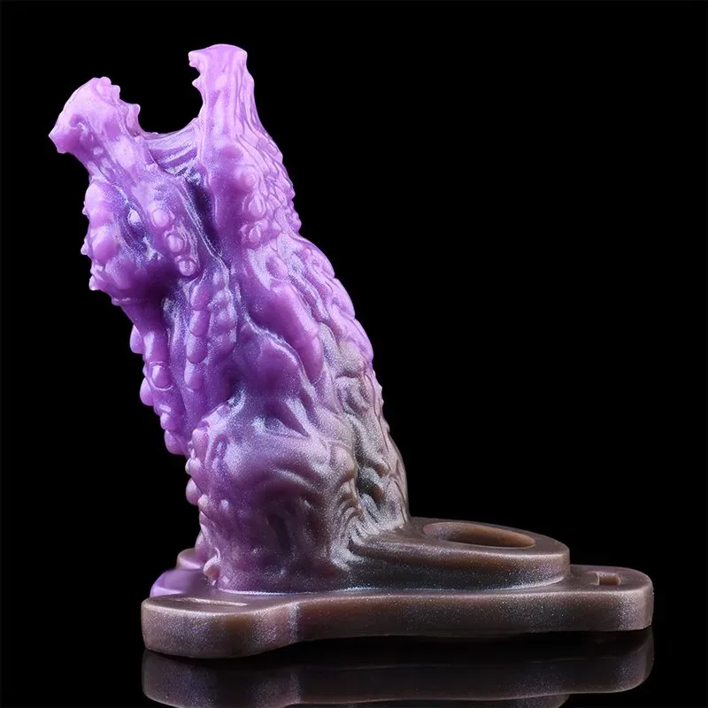 5.5 Inch Strap On Dragon Cock Sleeve Soft Silicone Penis Sheath 4 5.5 Inch Strap On Dragon Cock Sleeve Soft Silicone Penis Sheath 4