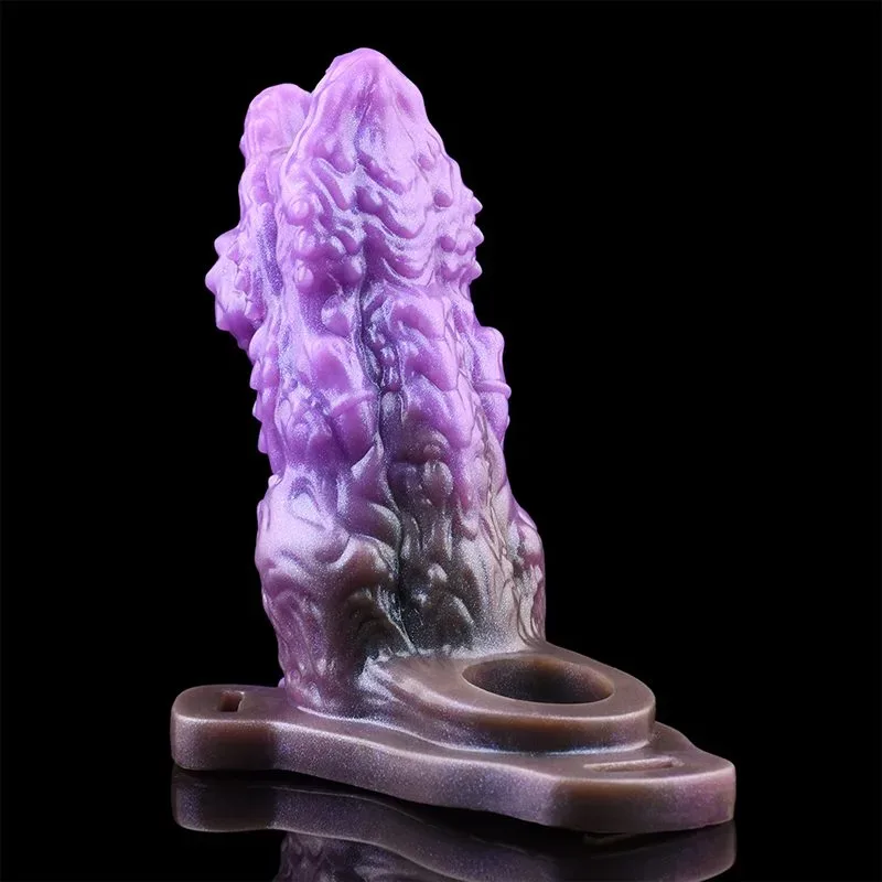 5.5 Inch Strap On Dragon Cock Sleeve Soft Silicone Penis Sheath 5 5.5 Inch Strap On Dragon Cock Sleeve Soft Silicone Penis Sheath 5