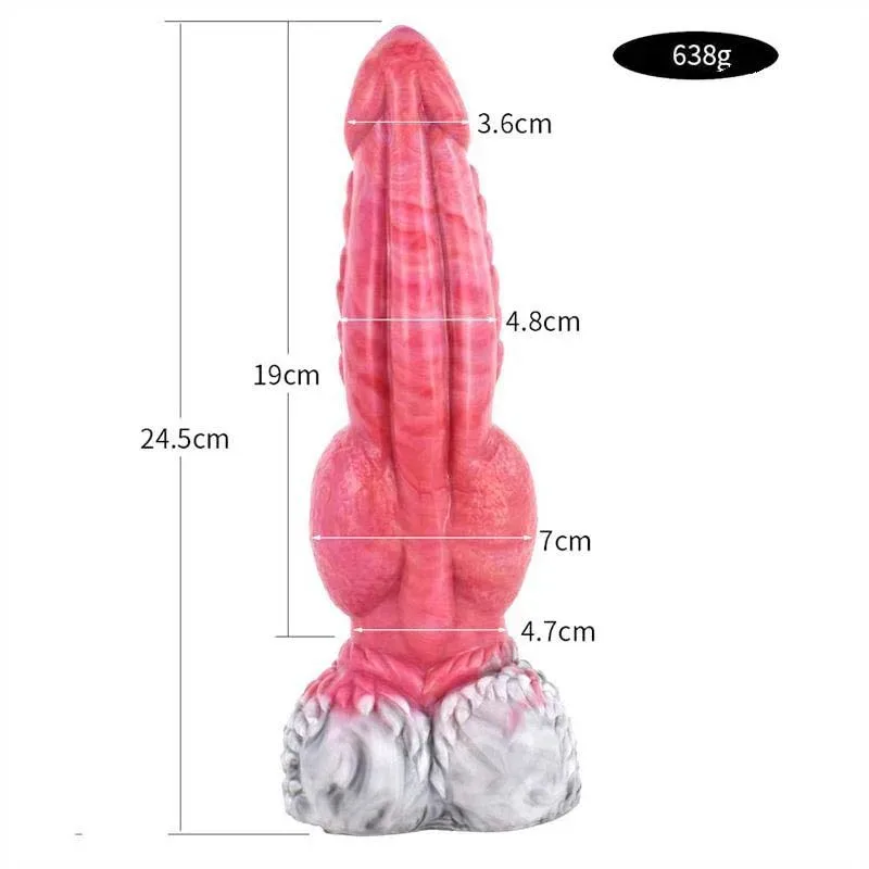 9.5 Inch Ejaculating Dog Dildo Big Knot Squirting Werewolf Penis 1 9.5 Inch Ejaculating Dog Dildo Big Knot Squirting Werewolf Penis 1