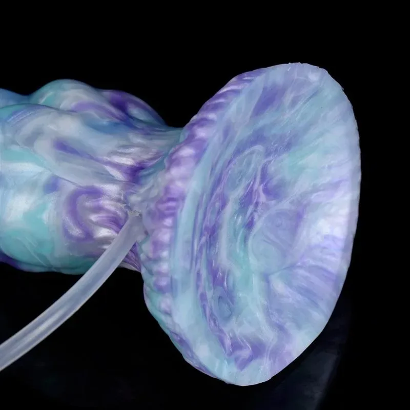 7.5 Inch Ejaculating Dog Dildo Big Knot Squirting Werewolf Penis 8 7.5 Inch Ejaculating Dog Dildo Big Knot Squirting Werewolf Penis 8