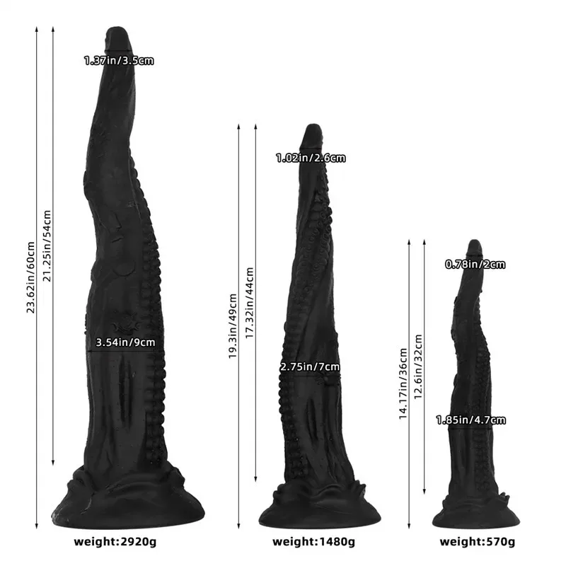 14/19/23.5 Inch Extra Large Octopus Dildo Tentacle Anal Toy 1 14/19/23.5 Inch Extra Large Octopus Dildo Tentacle Anal Toy 1