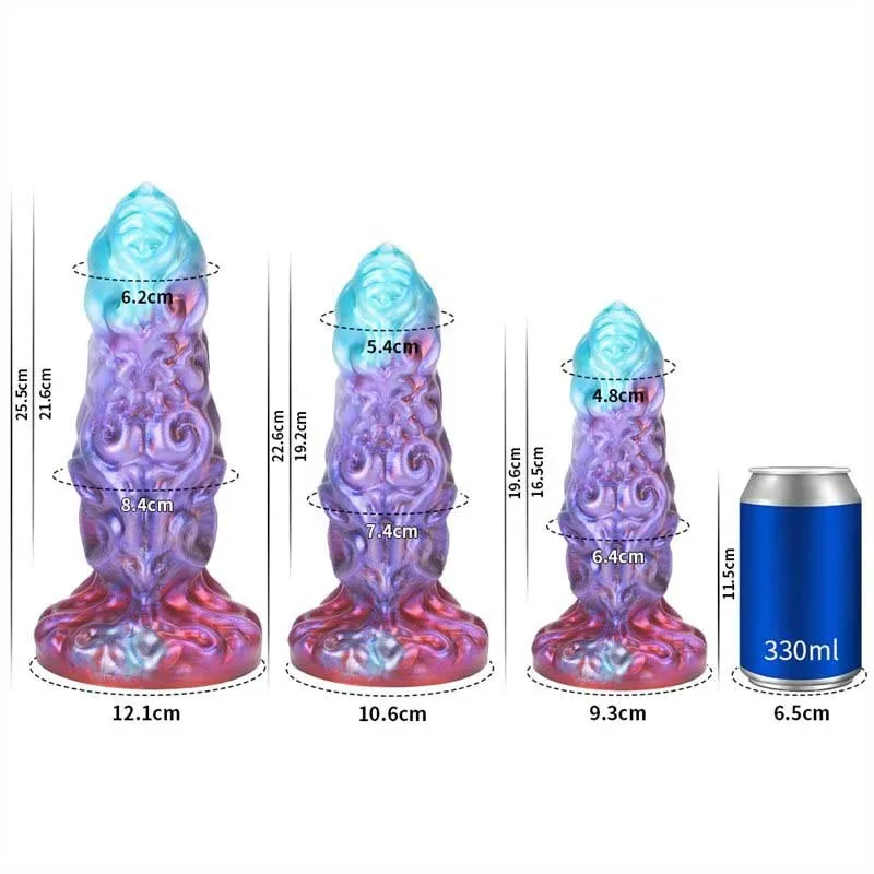 7.5/9/10 Inch Fantasy Alien Dildo Suction Cup Exotic Sex Toy 1 7.5/9/10 Inch Fantasy Alien Dildo Suction Cup Exotic Sex Toy 1