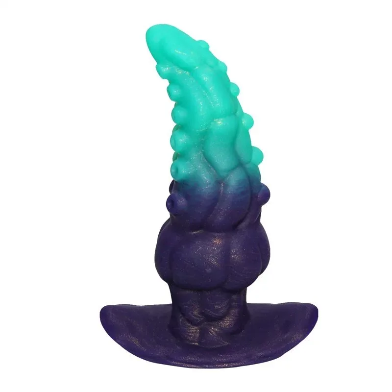 5.5/6.3/7.5 Inch Fantasy Silicone Octopus Tentacle Anal Plug - Image 1