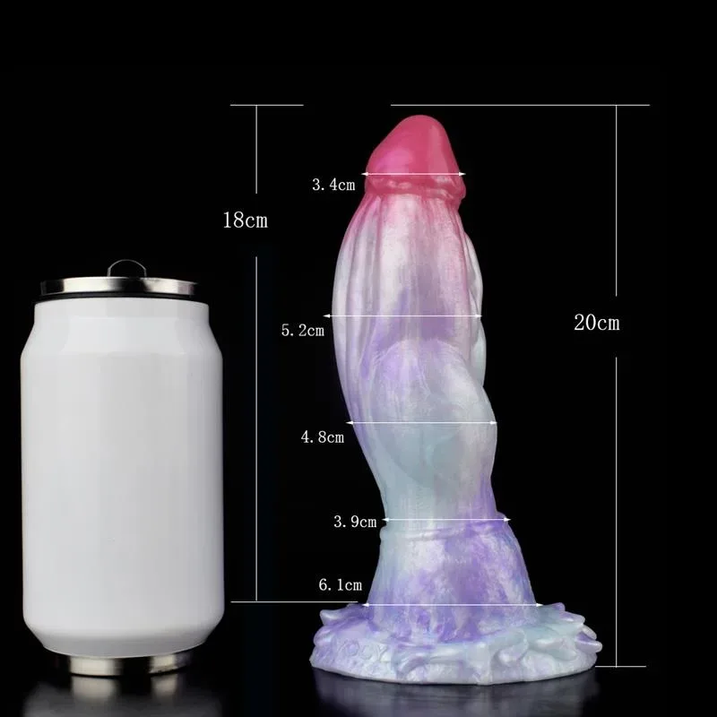5.5/7.5/9.5 IN Premium Silicone Werewolf Penis Dildo 2 5.5/7.5/9.5 IN Premium Silicone Werewolf Penis Dildo 2