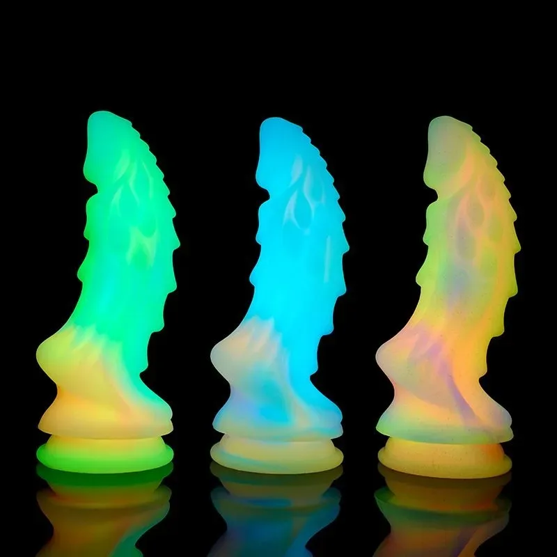 7.5/8.5 Inch Glow In The Dark Dragon Dildo Fantasy Alien Penis Toy 3 7.5/8.5 Inch Glow In The Dark Dragon Dildo Fantasy Alien Penis Toy 3