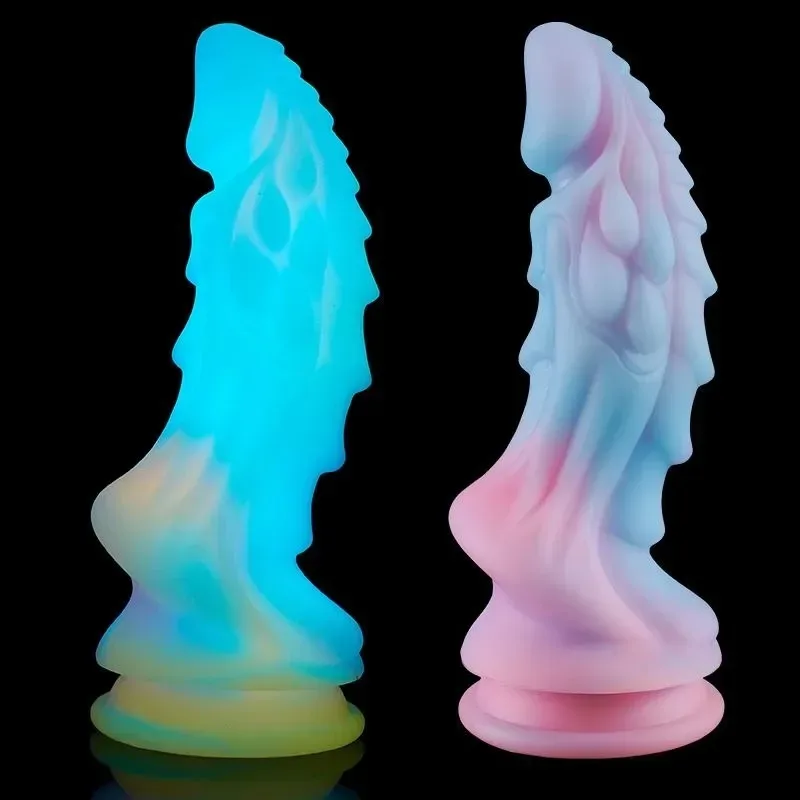 7.5/8.5 Inch Glow In The Dark Dragon Dildo Fantasy Alien Penis Toy 7 7.5/8.5 Inch Glow In The Dark Dragon Dildo Fantasy Alien Penis Toy 7