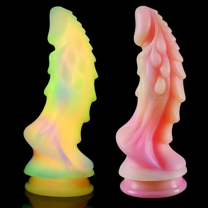 7.5/8.5 Inch Glow In The Dark Dragon Dildo Fantasy Alien Penis Toy 8 7.5/8.5 Inch Glow In The Dark Dragon Dildo Fantasy Alien Penis Toy 8