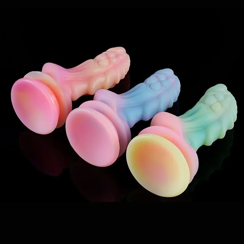 7.5/8.5 Inch Glow In The Dark Dragon Dildo Fantasy Alien Penis Toy 5 7.5/8.5 Inch Glow In The Dark Dragon Dildo Fantasy Alien Penis Toy 5