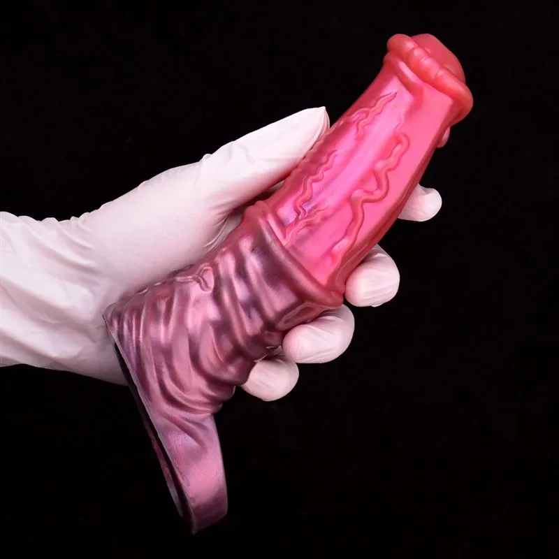 6.1/6.9 IN Horse Cock Sleeve Soft Silicone Animal Penis Sheath 8 6.1/6.9 IN Horse Cock Sleeve Soft Silicone Animal Penis Sheath 8