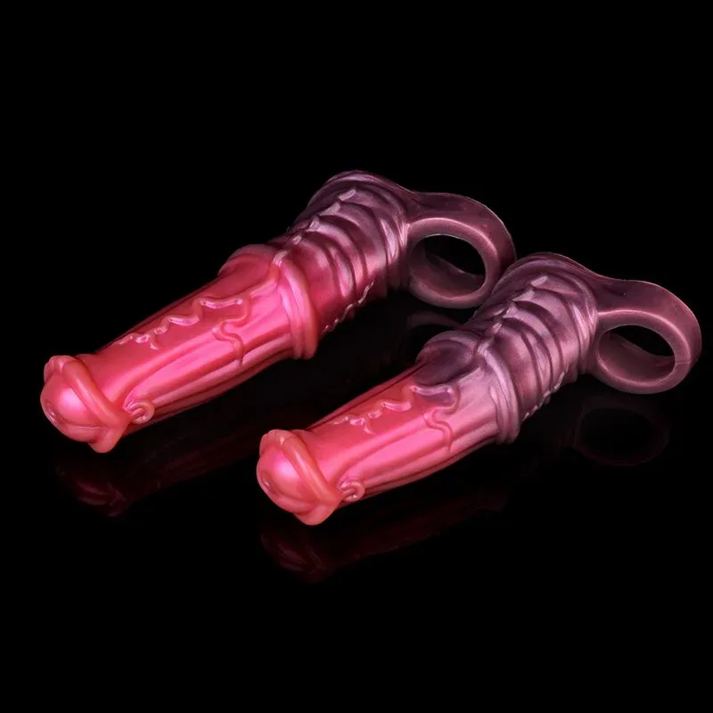 6.1/6.9 IN Horse Cock Sleeve Soft Silicone Animal Penis Sheath 7 6.1/6.9 IN Horse Cock Sleeve Soft Silicone Animal Penis Sheath 7