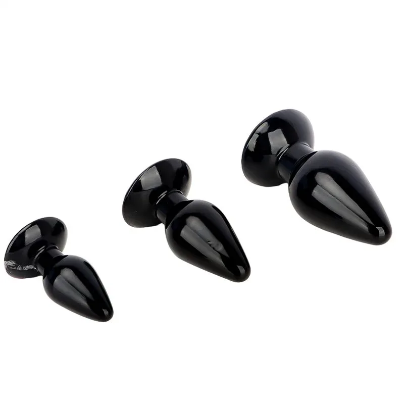 4/5/6.5 Inch Short Fat Tapered PVC Anal Plug 6 4/5/6.5 Inch Short Fat Tapered PVC Anal Plug 6