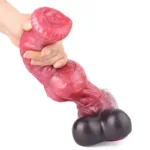 8/10/13 IN Fantasy Knot Wolf Dildo Soft Silicone Animal Sex Toy - Image 5