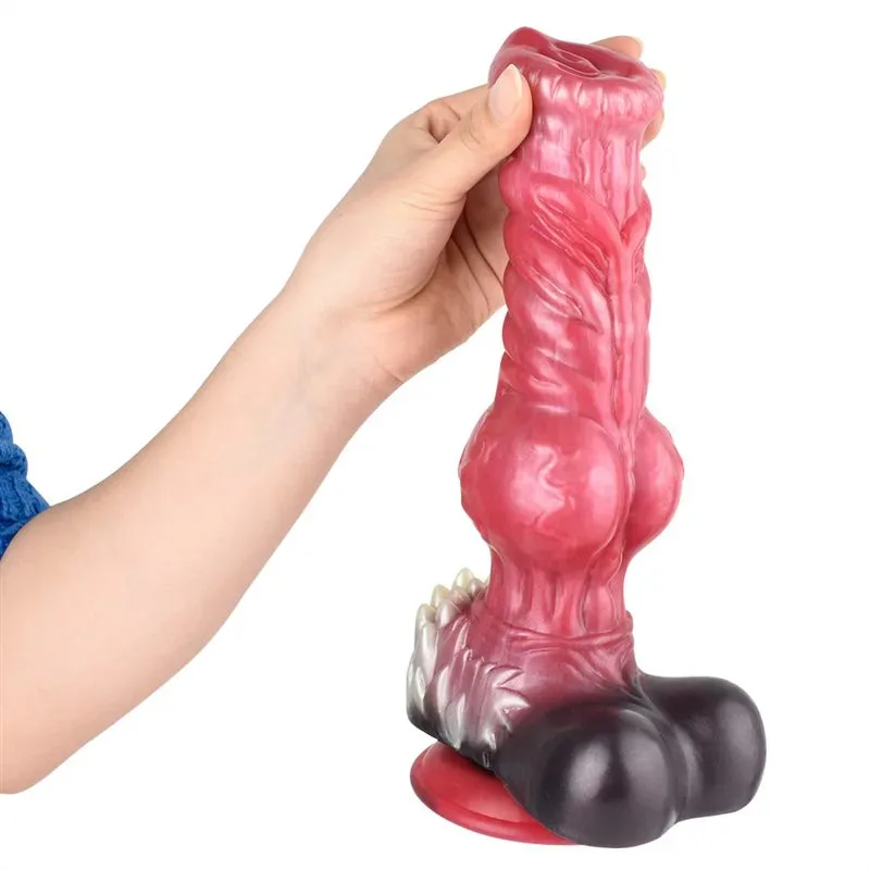 8/10/13 IN Fantasy Knot Wolf Dildo Soft Silicone Animal Sex Toy 2 8/10/13 IN Fantasy Knot Wolf Dildo Soft Silicone Animal Sex Toy 2