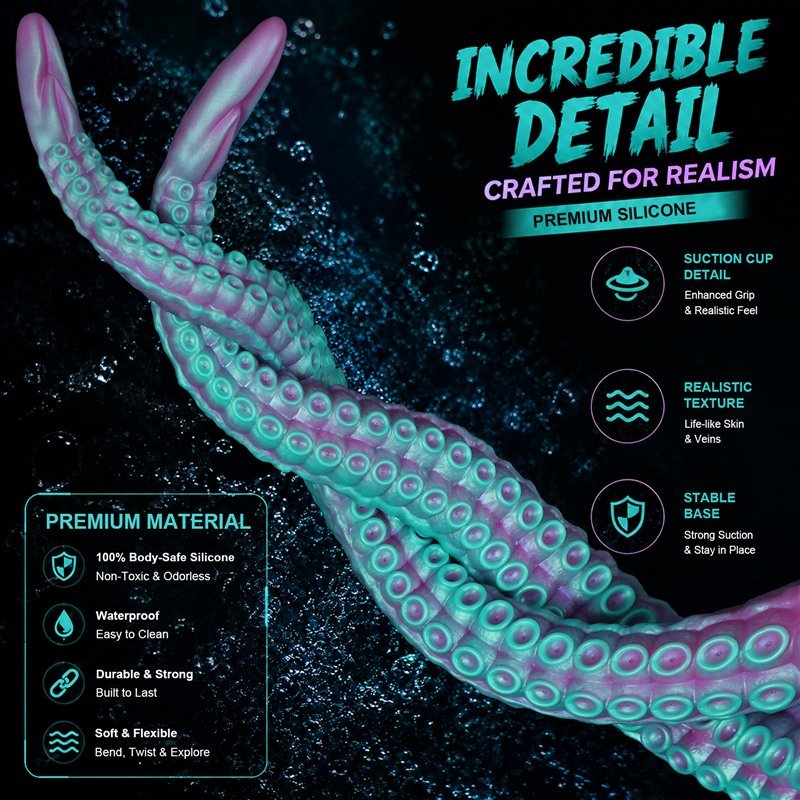 Kraken Tentacle Dildo | 15.7–21.6 Inch Super Long Anal Toy 2 Kraken Tentacle Dildo | 15.7–21.6 Inch Super Long Anal Toy 2