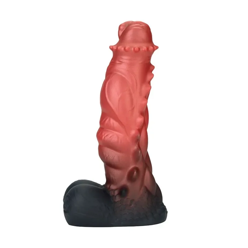 8/9/10.5/12/13.5 Inch Liqiud Silicone Soft Flexible Monster Dildo - Image 1