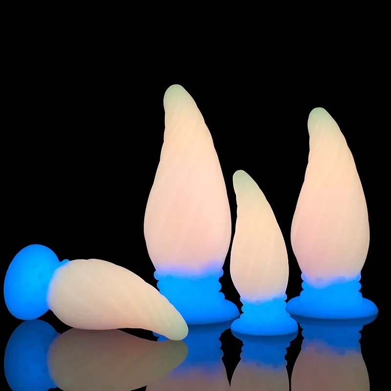 5.5/6.5/7.5/8.5 Inch Luminous Tapered Anal Dildo Butt Plug 2 5.5/6.5/7.5/8.5 Inch Luminous Tapered Anal Dildo Butt Plug 2