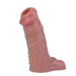 4.9/5.5 Inch Open Tip Soft & Stretchy Real Feel Penis Sleeve
