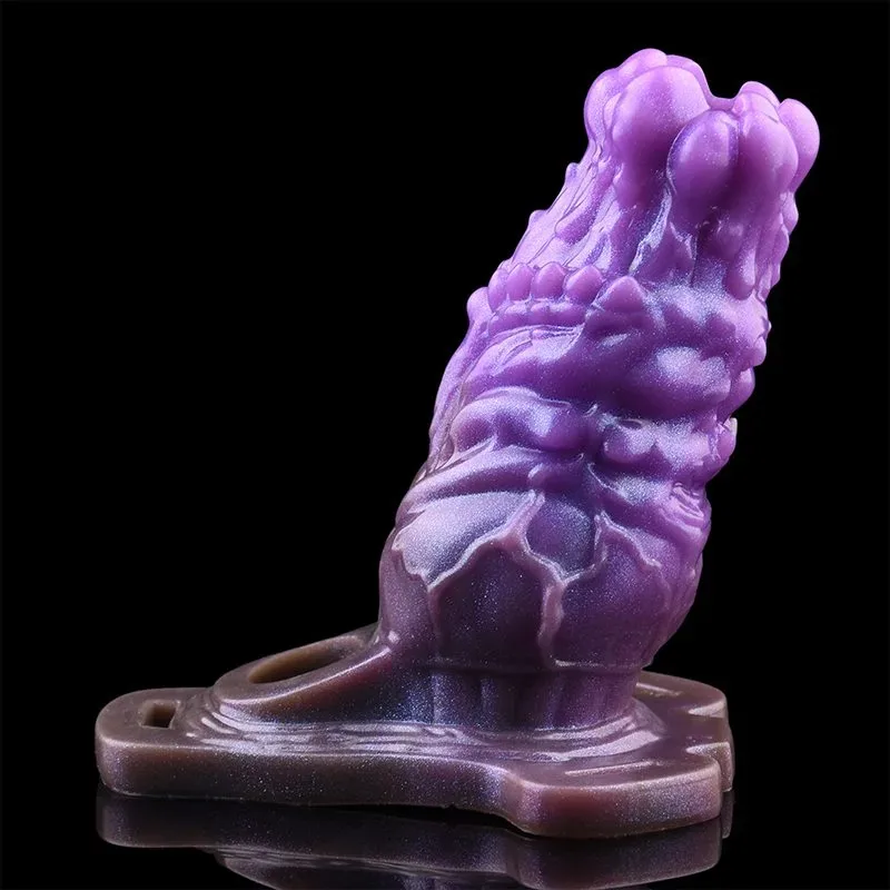 5.2 Inch Silicone Spiked Cock Sleeve Strap On Penis Extension Sheath 3 5.2 Inch Silicone Spiked Cock Sleeve Strap On Penis Extension Sheath 3