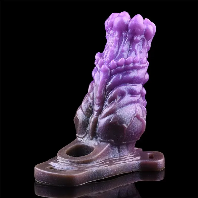 5.2 Inch Silicone Spiked Cock Sleeve Strap On Penis Extension Sheath 5 5.2 Inch Silicone Spiked Cock Sleeve Strap On Penis Extension Sheath 5