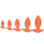 4.5/6/7/8/9.5 Inches Soft Liquid Silicone Tapered Butt Plug - Image 2