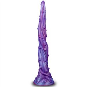 Super long purple anal dildo