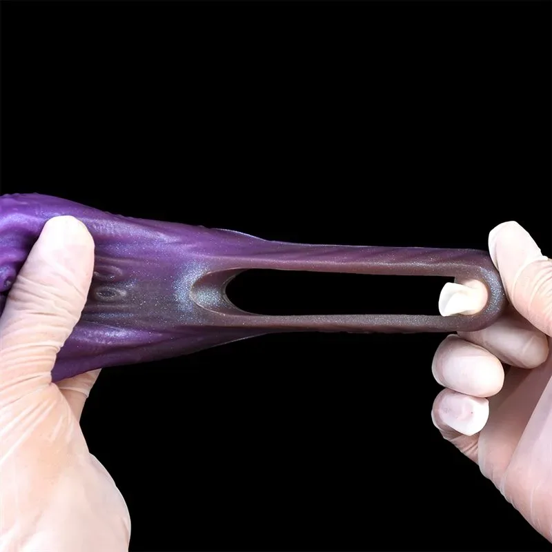 5.2 Inch Open Tip Tentacle Cock Sleeve Platinum Silicone Beast Penis Sheath 8 5.2 Inch Open Tip Tentacle Cock Sleeve Platinum Silicone Beast Penis Sheath 8