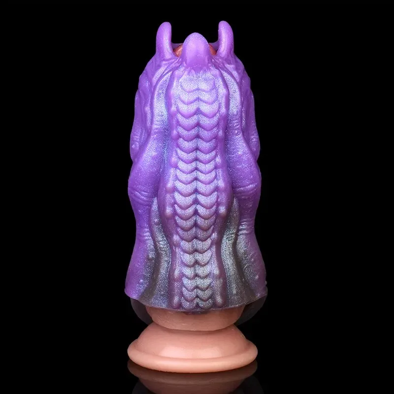 5.2 Inch Open Tip Tentacle Cock Sleeve Platinum Silicone Beast Penis Sheath 4 5.2 Inch Open Tip Tentacle Cock Sleeve Platinum Silicone Beast Penis Sheath 4