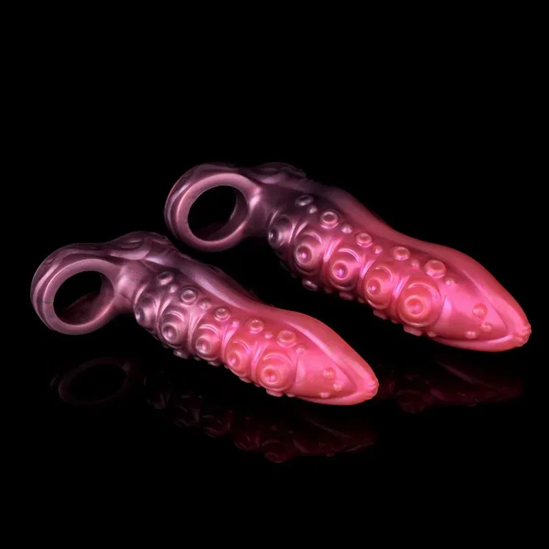 6.2/7 IN Tentacle Cock Sheath Soft Silicone Penis Extender 6 6.2/7 IN Tentacle Cock Sheath Soft Silicone Penis Extender 6