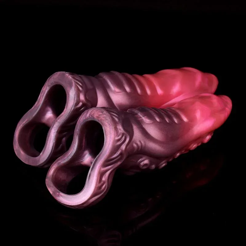 6.2/7 IN Tentacle Cock Sheath Soft Silicone Penis Extender 7 6.2/7 IN Tentacle Cock Sheath Soft Silicone Penis Extender 7