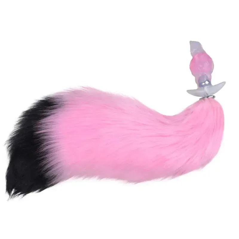 Tail Butt Plug Soft Silicone Knotted Anal Anchor - Image 1