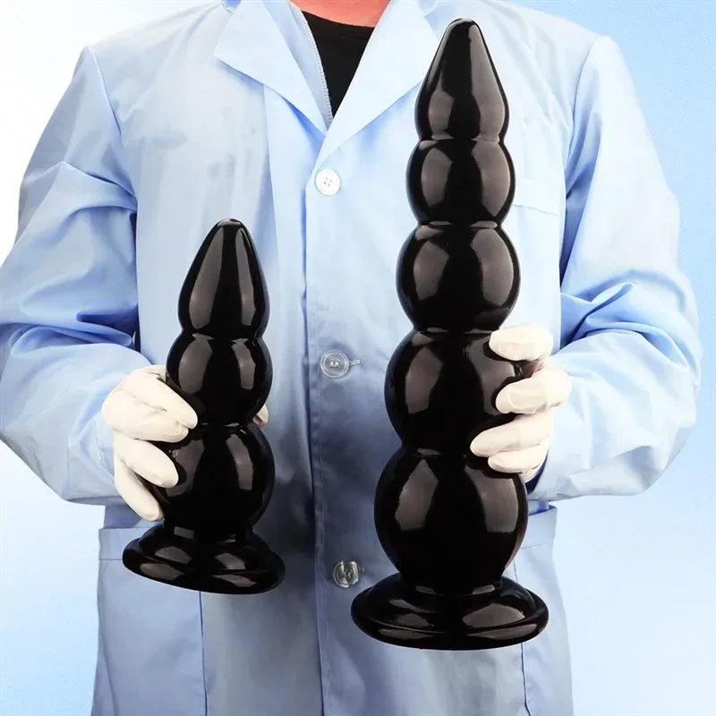8.5/11.5/14.5 Inch Tapered Tip Girth Beaded Anal Dildo Plug 5 8.5/11.5/14.5 Inch Tapered Tip Girth Beaded Anal Dildo Plug 5