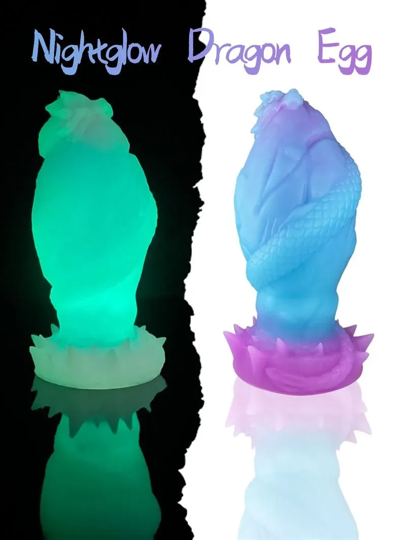 4/6/7.5 Inch Thickness Real Skin Feel Luminous Dragon Egg Butt Plug 7 4/6/7.5 Inch Thickness Real Skin Feel Luminous Dragon Egg Butt Plug 7
