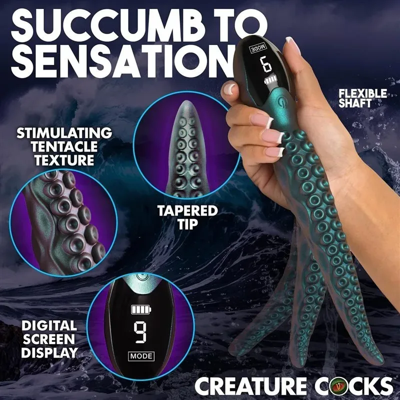 USB Charging Vibrating Octopus Tentacle Dildo Creature Cock 2 USB Charging Vibrating Octopus Tentacle Dildo Creature Cock 2